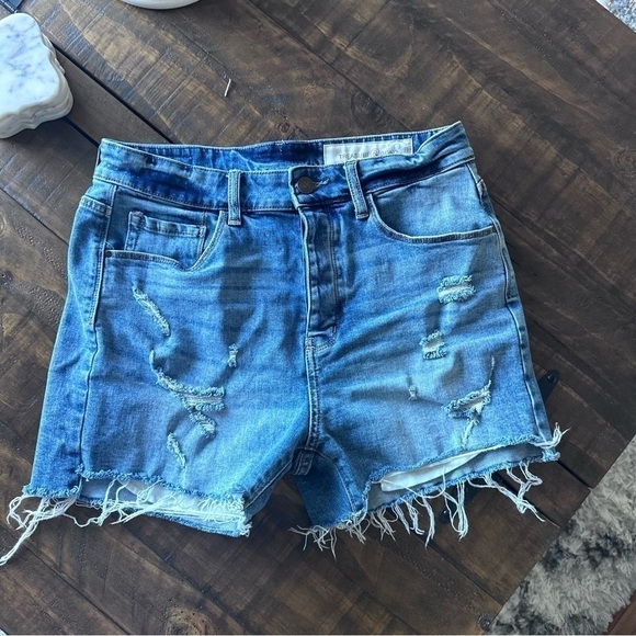 Treasure & Bond Pants - Treasure & Bond Foster Boyfriend high rise shorts